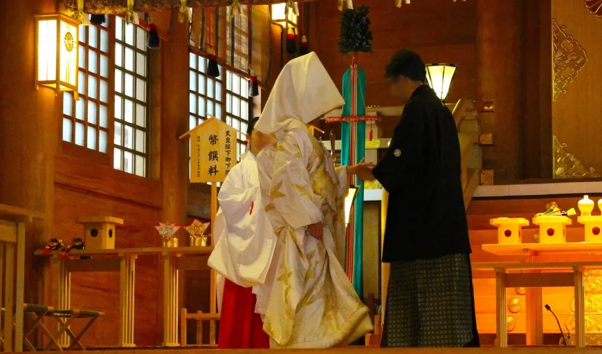 Shinto-style wedding ceremony