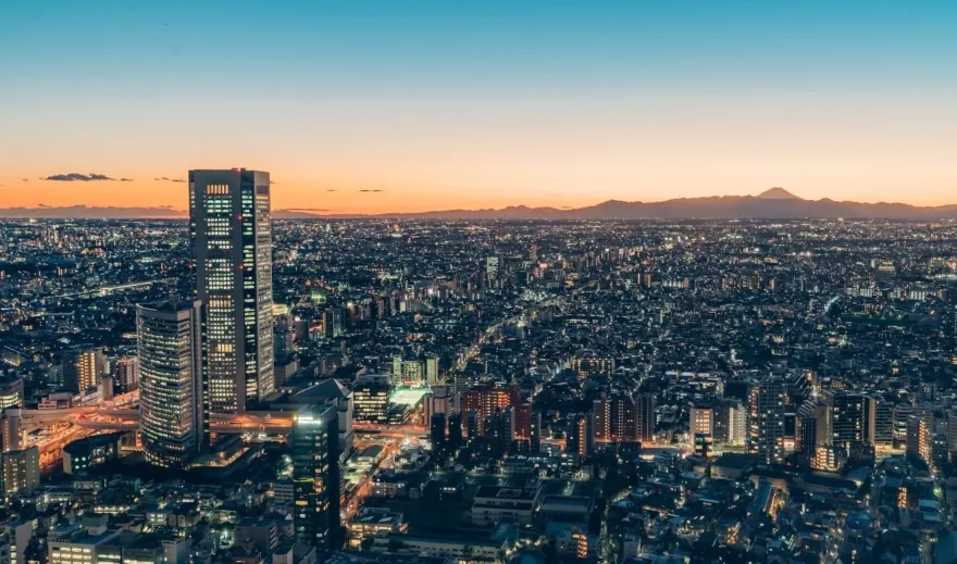 mt.fuji and views tokyo metropolitan government tower